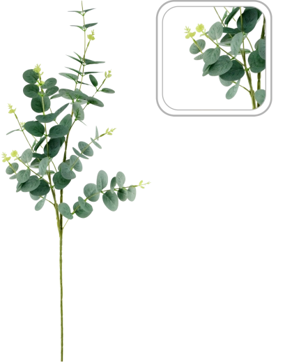 Rama artificial de eucalipto de 95 cm