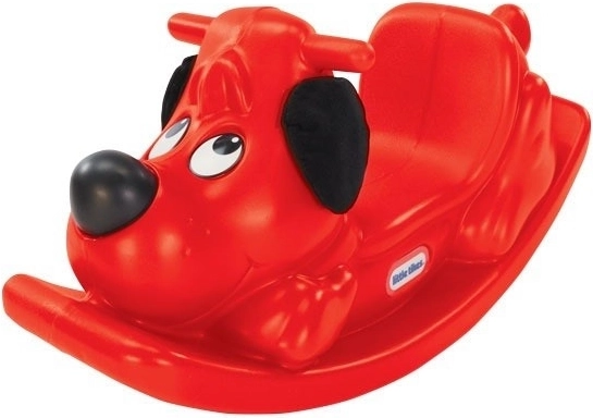 Perrito balancín LITTLE TIKES – balancín de plástico rojo para niños pequeños