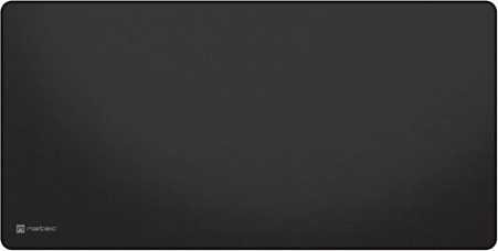Alfombrilla textil gaming para ratón NATEC Colors Series Obsidian Black 800 × 400 mm