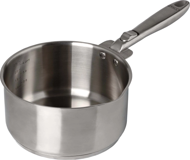 Cazo Infinity con tapa de vidrio 20 cm 2,5 l con mango desmontable