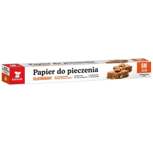 Papel para hornear Kuchcik Silik de papel siliconado antiadherente 6 m