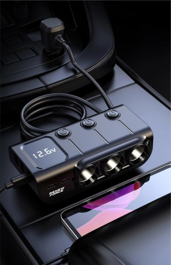 Control LED del voltaje del vehículo
