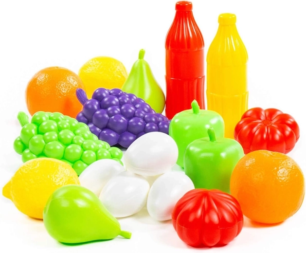 Set de alimentos de plástico para cocina infantil