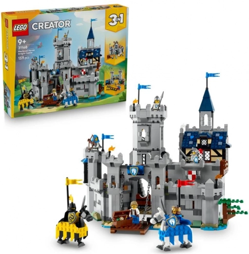 LEGO® Creator 3 en 1 31168 Castillo medieval y caballeros a caballo