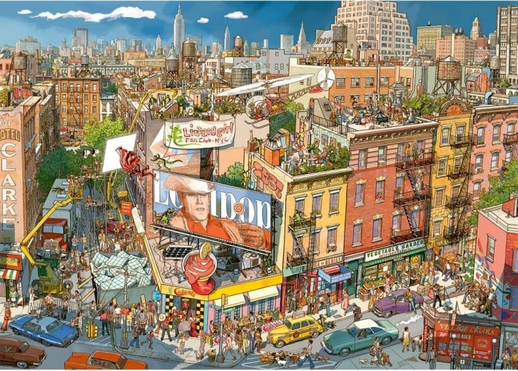 Puzzle Heye película de superhéroes 2000 piezas