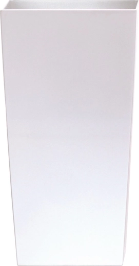 Macetero Urbi Square Matt blanco 12,6 × 12,6 × 20 cm