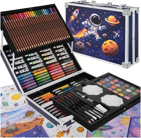 Maaleo set artístico en maletín astronauta