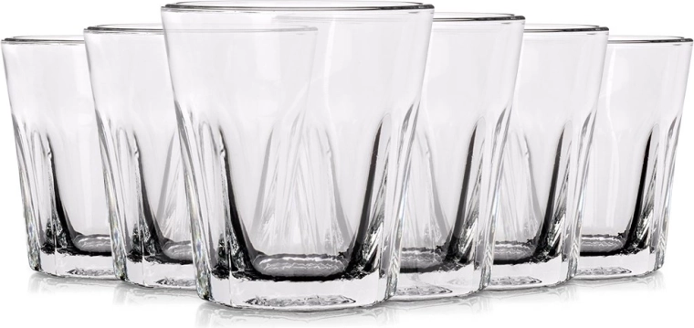 Vasos de chupito de vidrio 40 ml, juego de 6 unidades