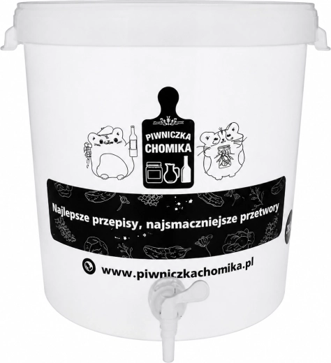 Recipiente de fermentación con tapa y grifo 30 l