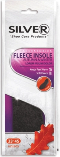 Plantilla recortable para calzado Silver Fleece 35–45