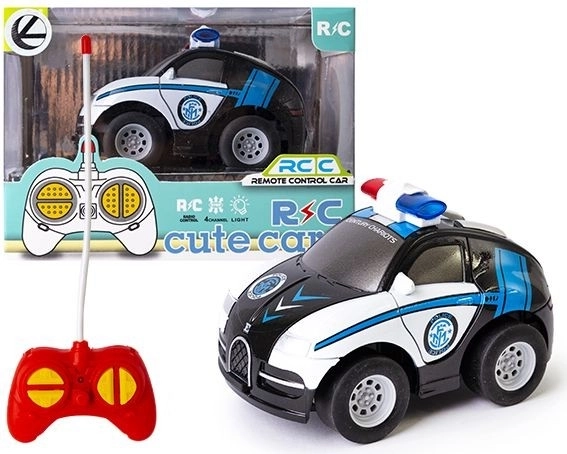 Pequeño coche de policía teledirigido - 1 unidad