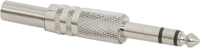Conector macho estéreo Jack de 6,3 mm de metal