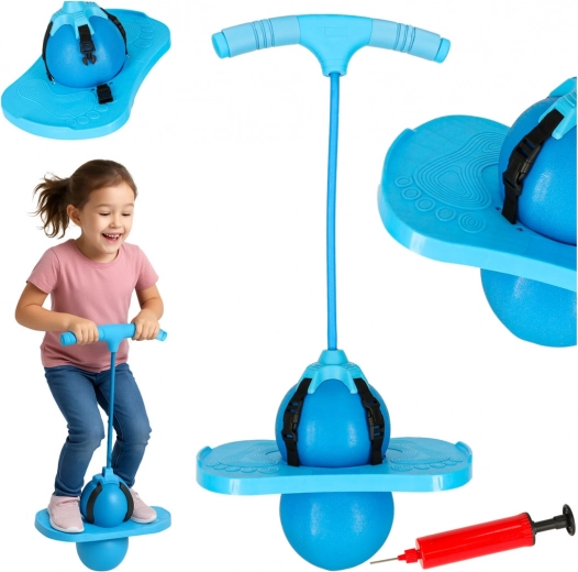 Pelota pogo de equilibrio saltarina para niños – azul
