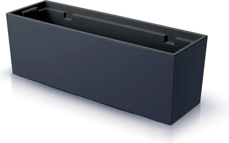 Jardinera con inserto URBI CASE 77 cm antracita