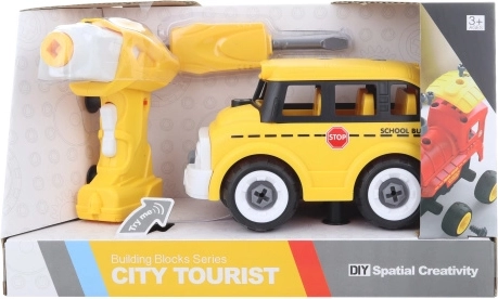 Autobús atornillable con control remoto para niños