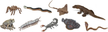 Set de figuras Animales venenosos de Safari Ltd.