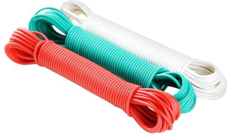Cuerda para la colada con cable de acero 15 m