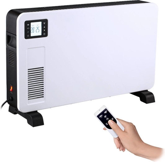 Solight convector de aire caliente de 2300 W con pantalla LCD, ventilador y temporizador