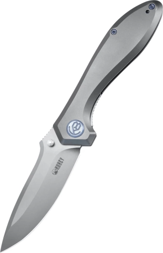 Kubey Ruckus cuchillo de bolsillo gris 8,4 cm, titanio