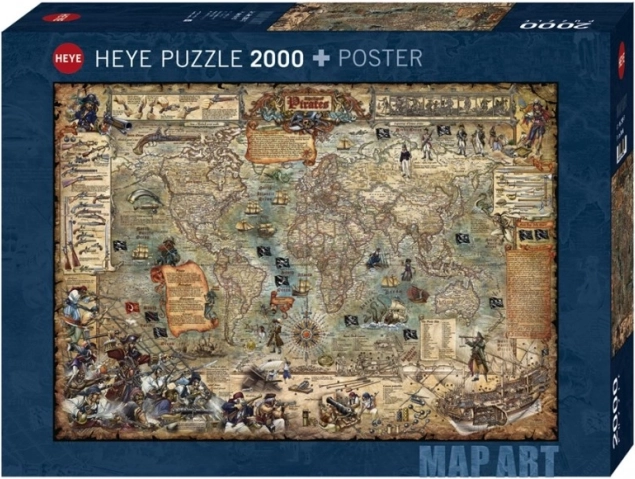 Puzle de 2000 piezas – mundo de piratas