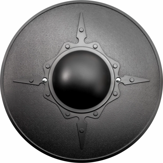 Escudo de entrenamiento Soldier’s Targe 48,3 cm – polipropileno negro