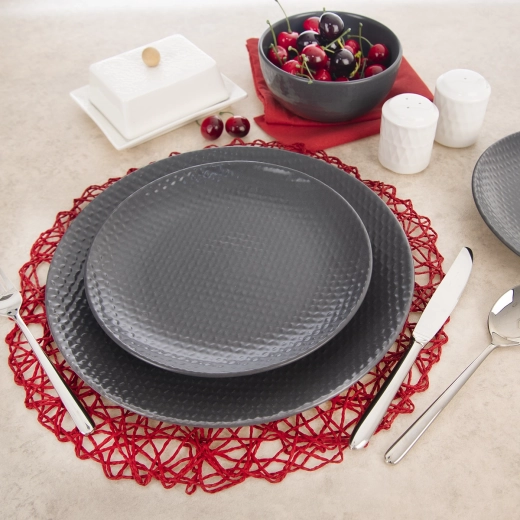 Rojo intenso para un ambiente festivo