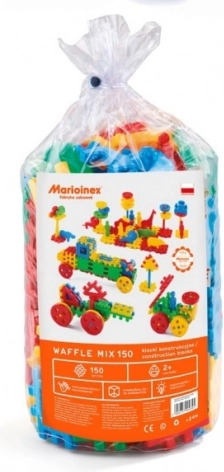 Set de construcción MARIOINEX Waffle Mix de 150 piezas