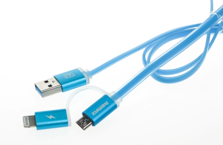 Conector 2 en 1 para iPhone y Android