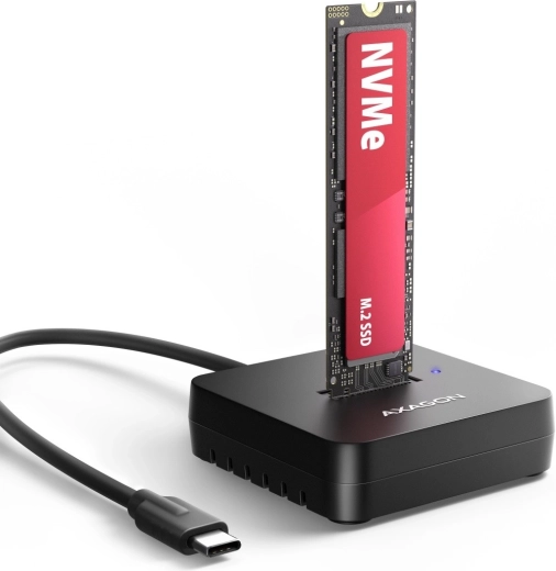 Axagon estación de acoplamiento USB-C 3.2 Gen 2 para NVMe M.2 SSD 10Gbps