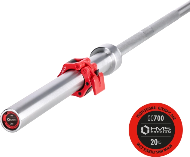 Barra olímpica HMS Premium GO700 220 cm, diámetro 50 mm