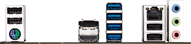 Conectividad moderna: HDMI 2.1, DisplayPort y GbE LAN