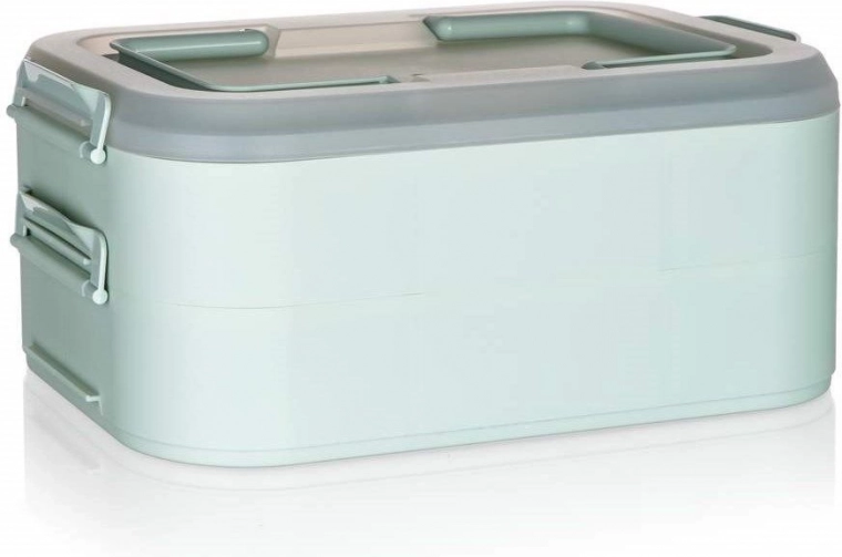 Caja para fiestas Culinaria, transparente, 40 × 28 × 17,8 cm