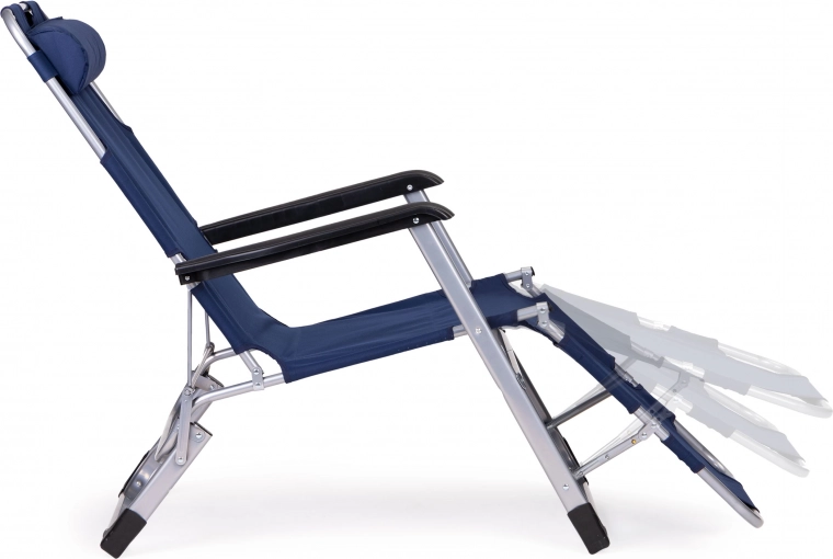 2 en 1: sillón y tumbona totalmente extensible