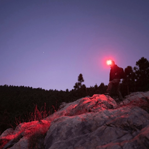 Luz blanca y roja para cada situación