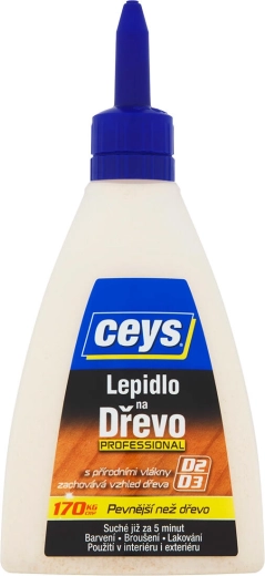 Adhesivo para madera PROFESSIONAL CEYS D2/D3 250 g