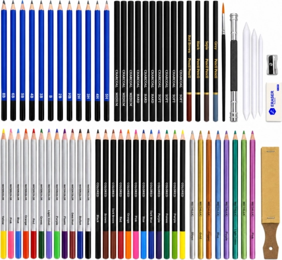 74 herramientas para dibujo, línea y sombreado