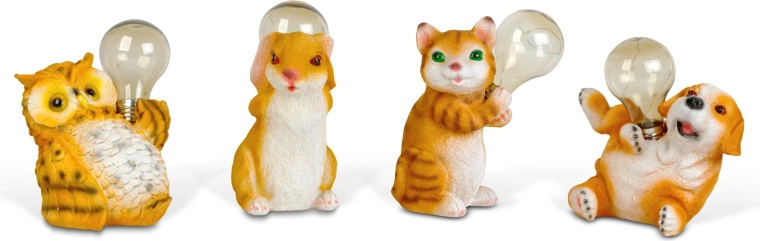 Cuatro adorables motivos de animales