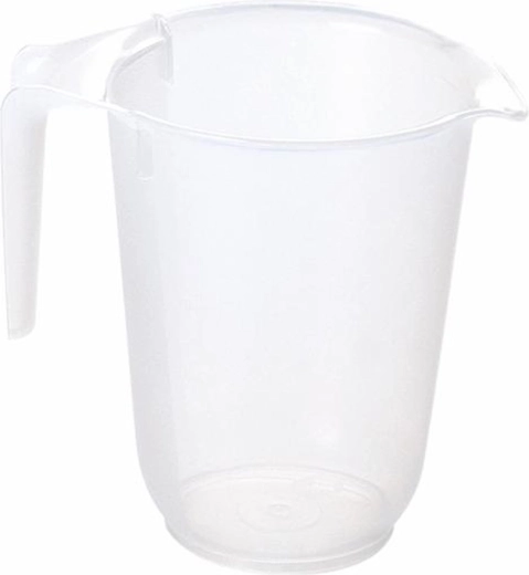 Jarra medidora de plástico con pico vertedor 500 ml Heidrun