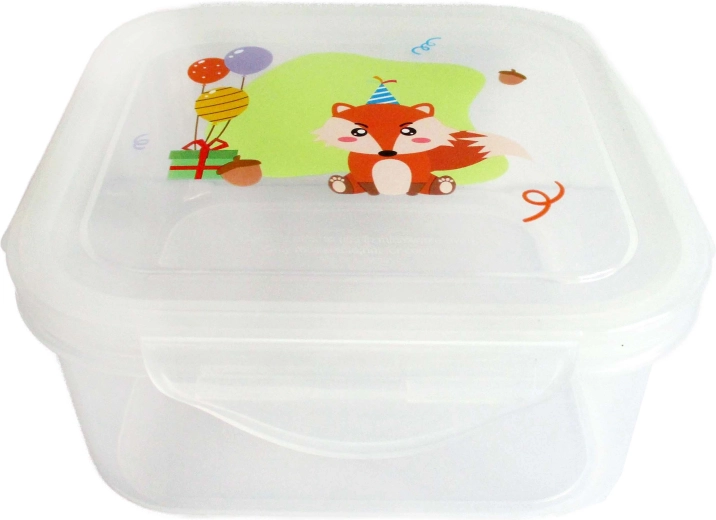 Recipiente de plástico para alimentos Zorro 760 ml