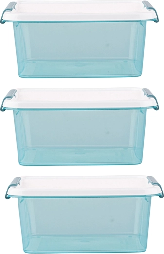Arcticline set de 3 recipientes cuadrados para alimentos 0,85 l