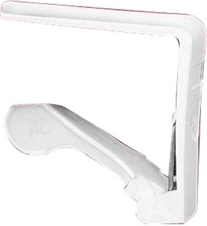 Pinza para mantel con resorte – plástico blanco