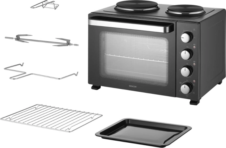 Horno eléctrico con placas Sencor