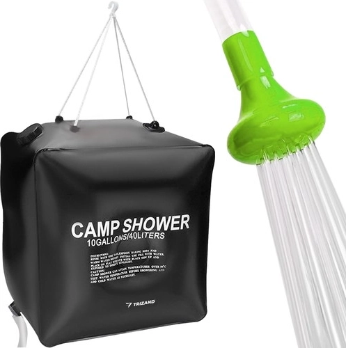 Ducha solar de camping 40 l