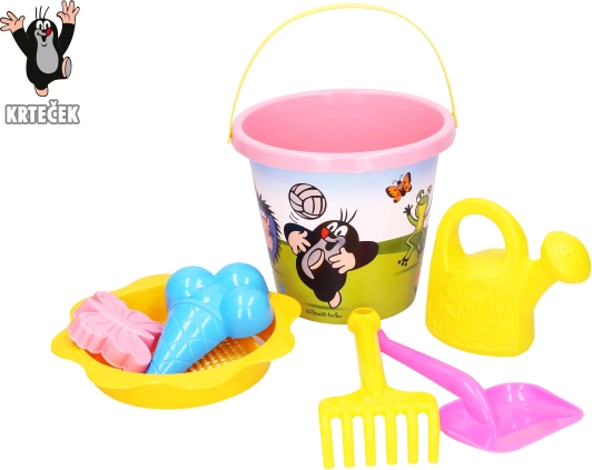 Gran set rosa para la arena con motivo del Topo 3,5 l