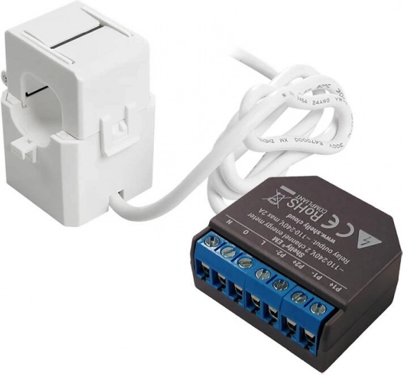 Kit Shelly EM con transformador de 50A para medición de energía