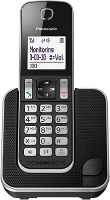 Teléfono inalámbrico Panasonic KX-TGD310 negro