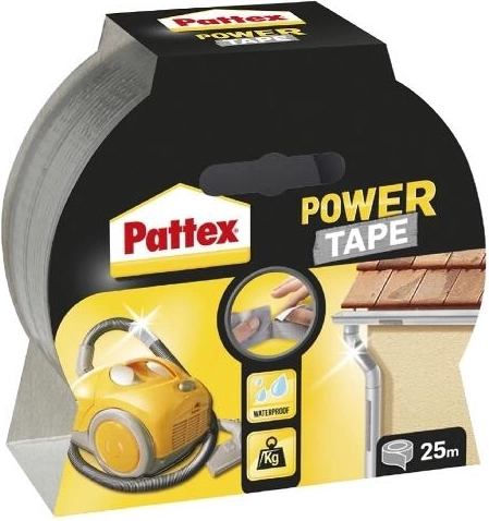 Cinta de reparación universal 50 mm × 10 m plateada Pattex Power Tape