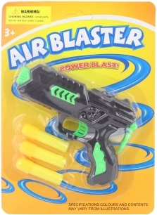 Pistola de plástico para dardos de espuma para niños