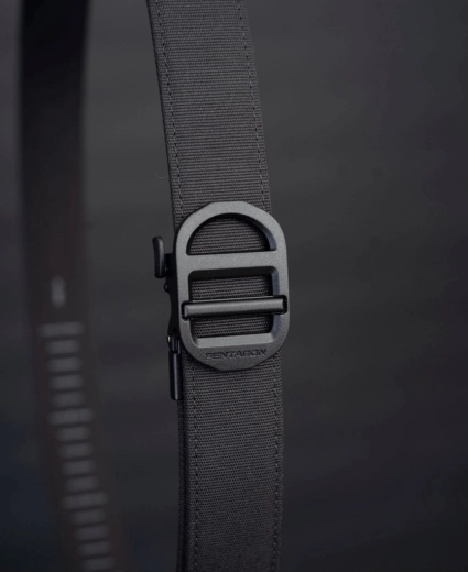 Cinturón táctico de trinquete Pentagon Chuck DRK negro