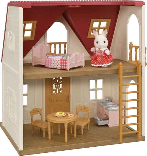 Sylvanian Families casa básica con tejado rojo